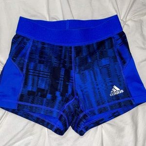 adidas blue pattern spandex